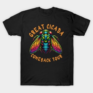 The Great Cicada Comeback tour 2024 T-Shirt